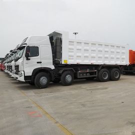 8x4 Howo A7 371HP Heavy Duty Dump Truck With HW76 Cabin And  ZF Steering