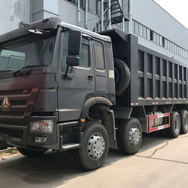 ZZ3317N3867W 12 Wheeler Heavy Duty Dump Truck With 371HP  Engine And ZF Steering