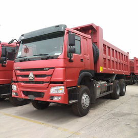 ZZ3257N3647A Sinotruk Heavy Duty Dump Truck With ZF8118 Steering And HW76 Cabin