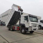 Durable Sinotruk Howo 6x4 Dump Truck 371hp With Overturning Body Platform Euro 2