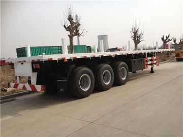 40FT Flatbed Truck 500mm Heavy Duty Semi Trailers