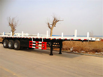 40FT Flatbed Truck 500mm Heavy Duty Semi Trailers