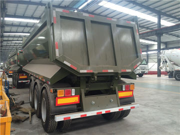 Mechanical Suspension 60T Heavy Duty 500MM Dump Semi Trailers