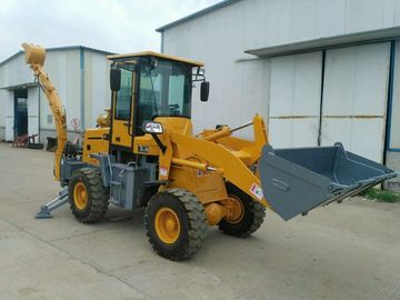 EPA Engine Four Wheel 28km/H 1 M3 Bucket Backhoe Loader