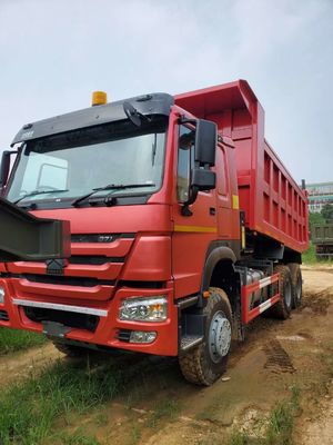 266hp HOWO 6x4 Heavy Duty Dump Truck With ZF8118 Steering