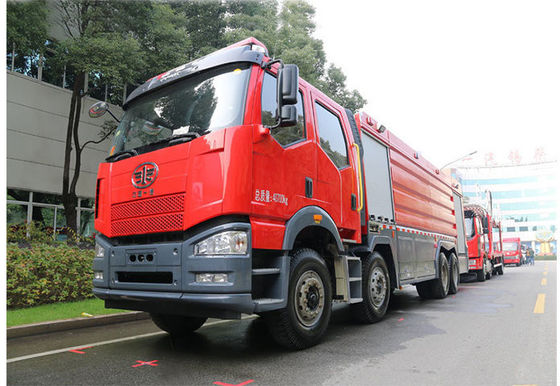 FAW CA131 Fire Truck With 8X4 Water Foam Dry Powder