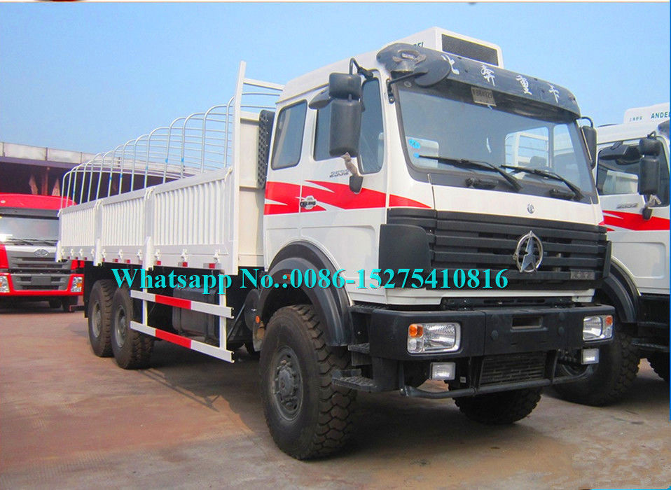 30 Ton Heavy Off Road Lorry , Beiben NG80B 2638P 6x4 All Wheel Drive Trucks