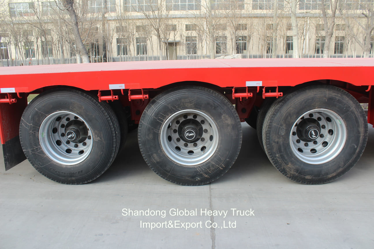 Chassis 60 Ton 3 Axles 2 AXLES Lowboy Lowbed Low Bed Semi Trailers