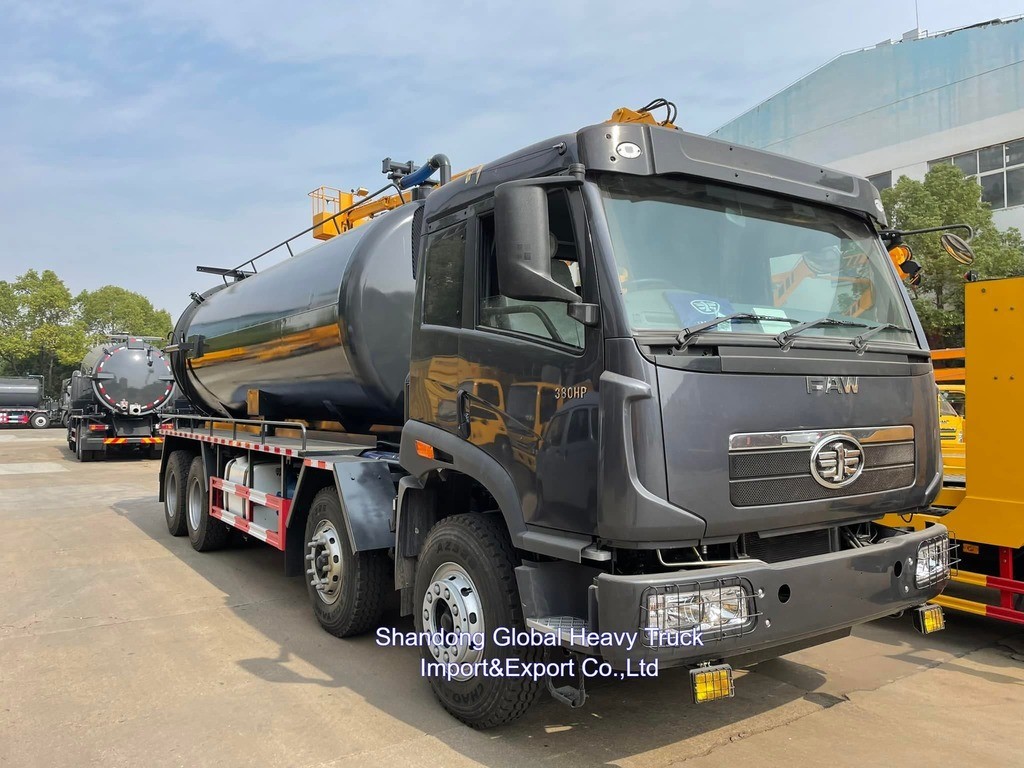 China Factory Sale 20cbm Waste Water Suction Truck for Environmental Sanitation Needs