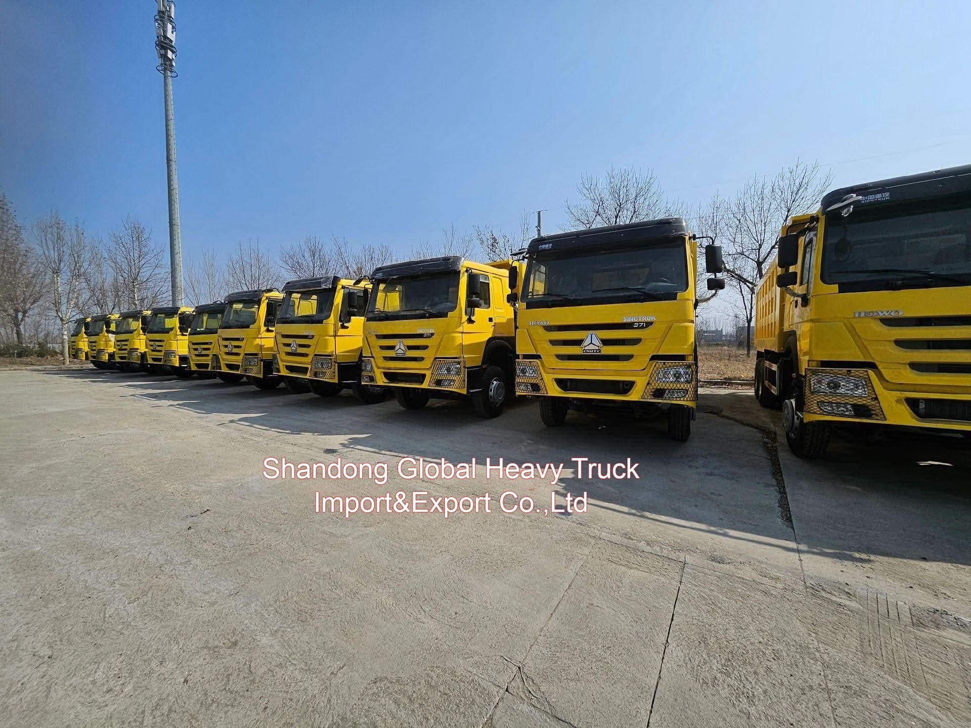 Sinotruck HOWO 6*4 10 Wheeler 20m3 30 Ton Heavy Tipper Used Dump Trucks