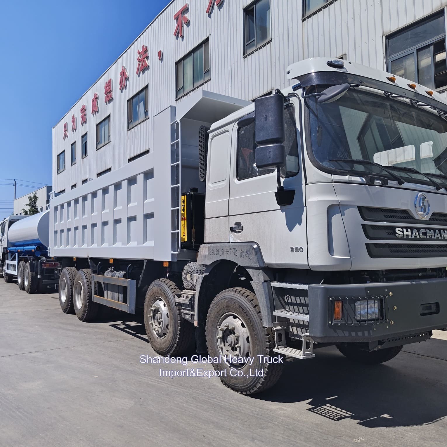 Shacman F3000 Dump Truck Double Bridge Hundred Ton King Belt Air Conditioning Anti-Theft Lock