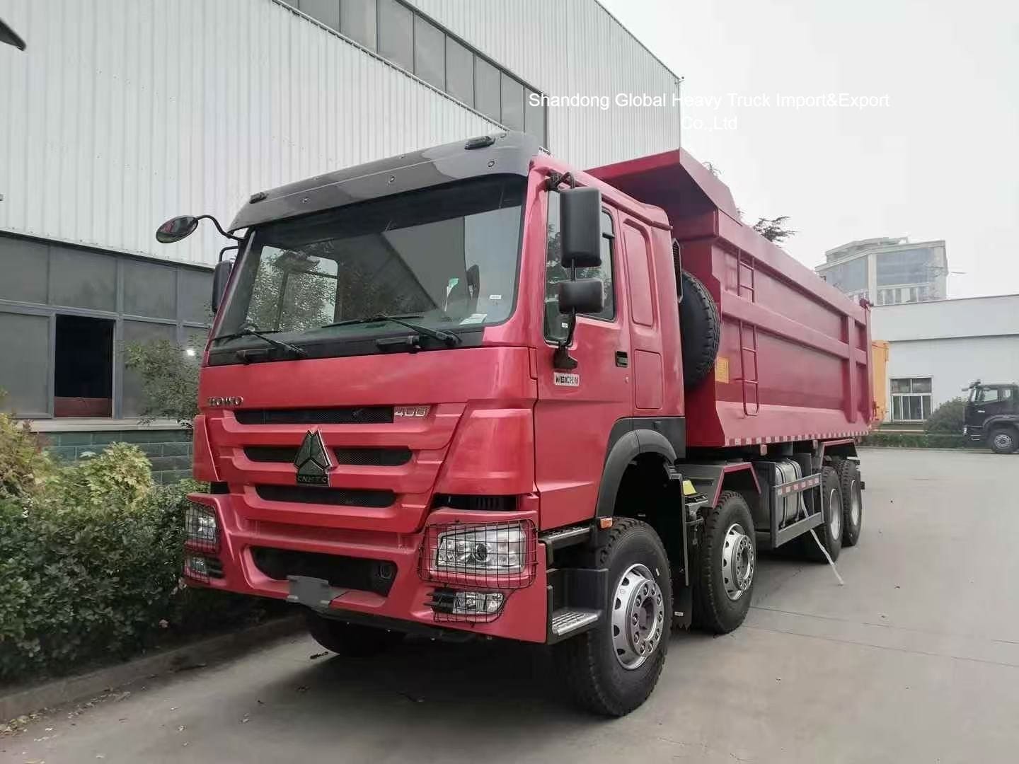 HOWO Nx 8*4 380 430HP 12 Wheeler 12 Tires 30/40/50ton Tipper Truck Dump Used Second Hand Dumper Truck
