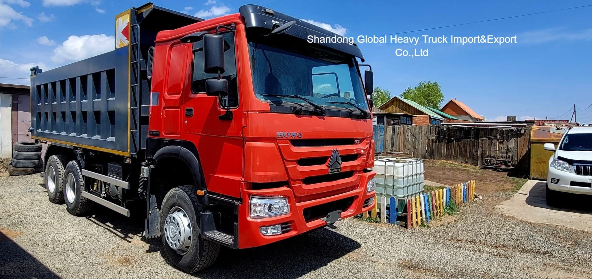 SINOTRUK HOWO Euro 2 371HP-380HP 8X4 6X4 Heavy Duty Dump Tipper Cargo Truck