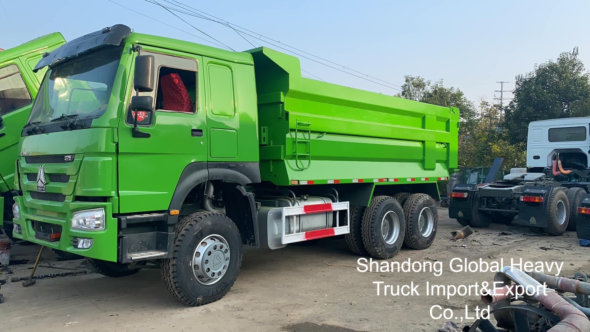 Second-hand Sinotruk HOWO 6X4/8X4 A7/T7 10/12 Wheeler 371hp 18-25cbm Heavy Duty Tipper Dump Truck