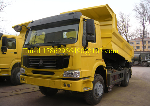 U Type 336 HP 4x2 Heavy Duty Dump Truck 25 Ton Loading Weight 3800mm Wheel Base