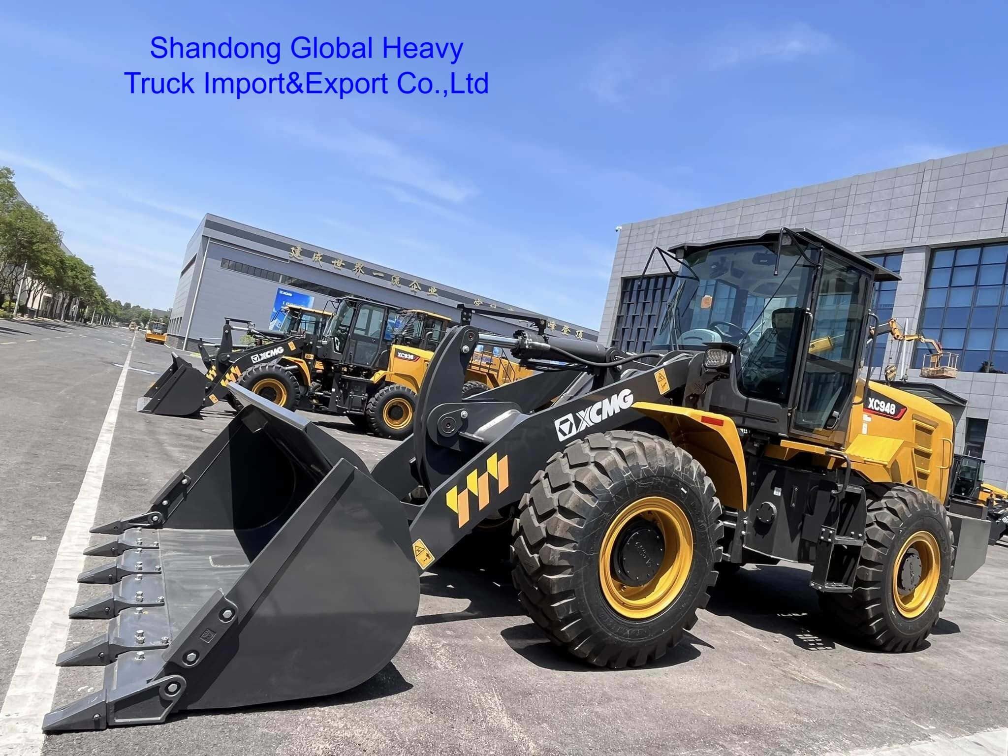XC948 4ton Hydraulic Wheel Loader with Rock Bucket