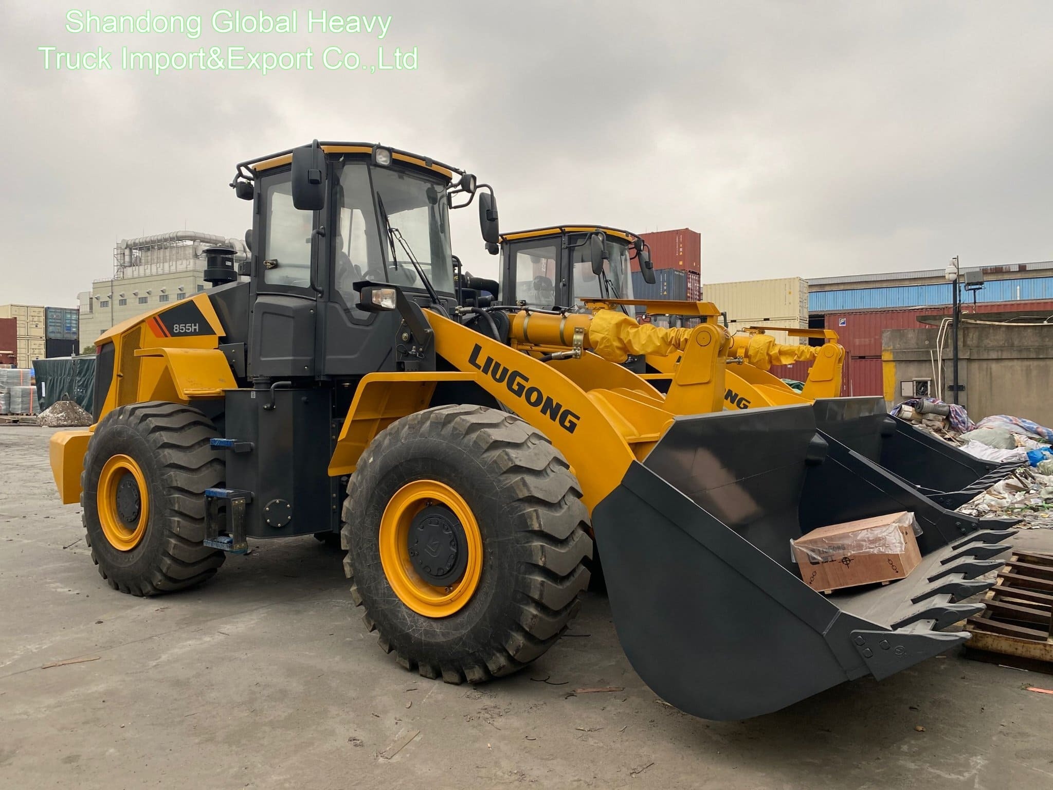 855H 5 Ton Wheel Loader with 3m3 Bucket Capacity and 162 kW Engine Power for Africa