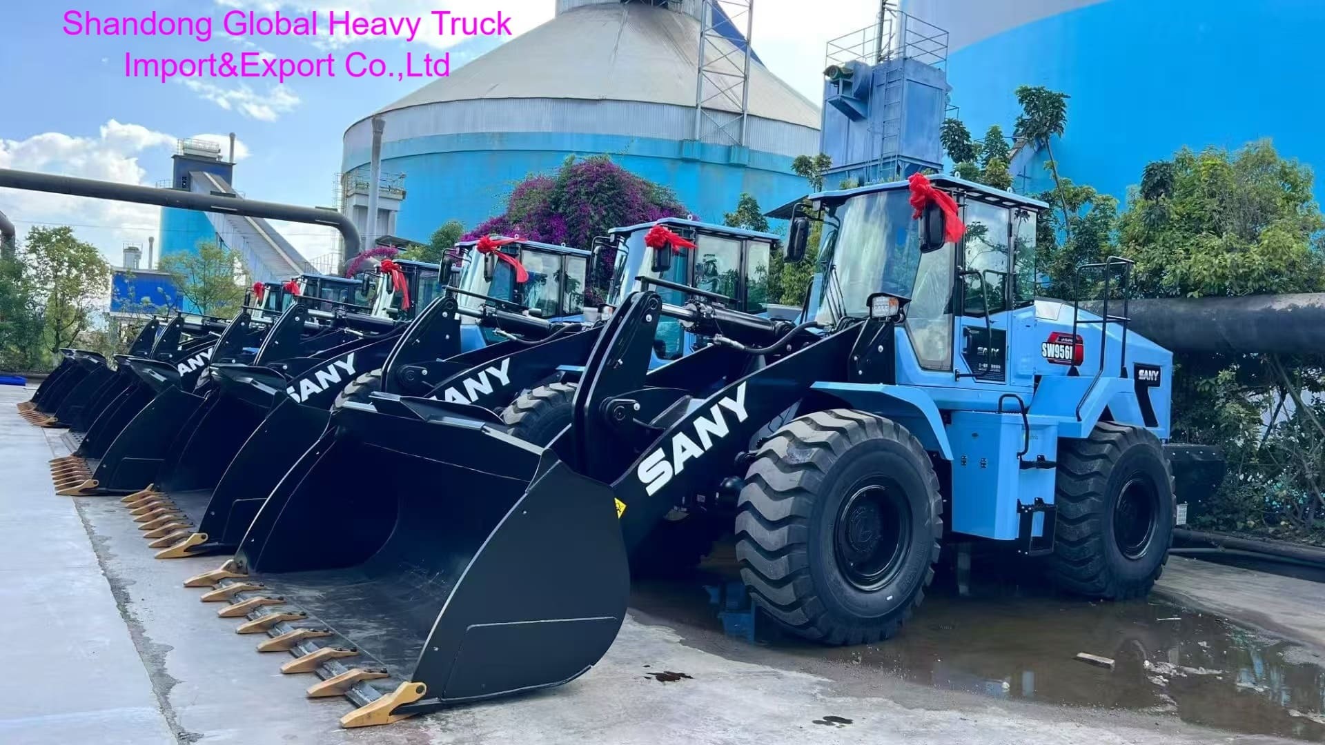 Brand New SANY SW955K-S 5.5T Rated Load Wheel Loader with 3.0m³ Bucket Capacity and 162kW Power