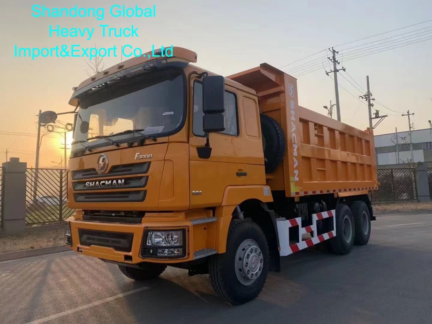 Brand New Shacman F3000 Heavy Duty Dump Truck with 30-50t Payload Weichai 380HP Engine and FAST 12-Speed Gearbox