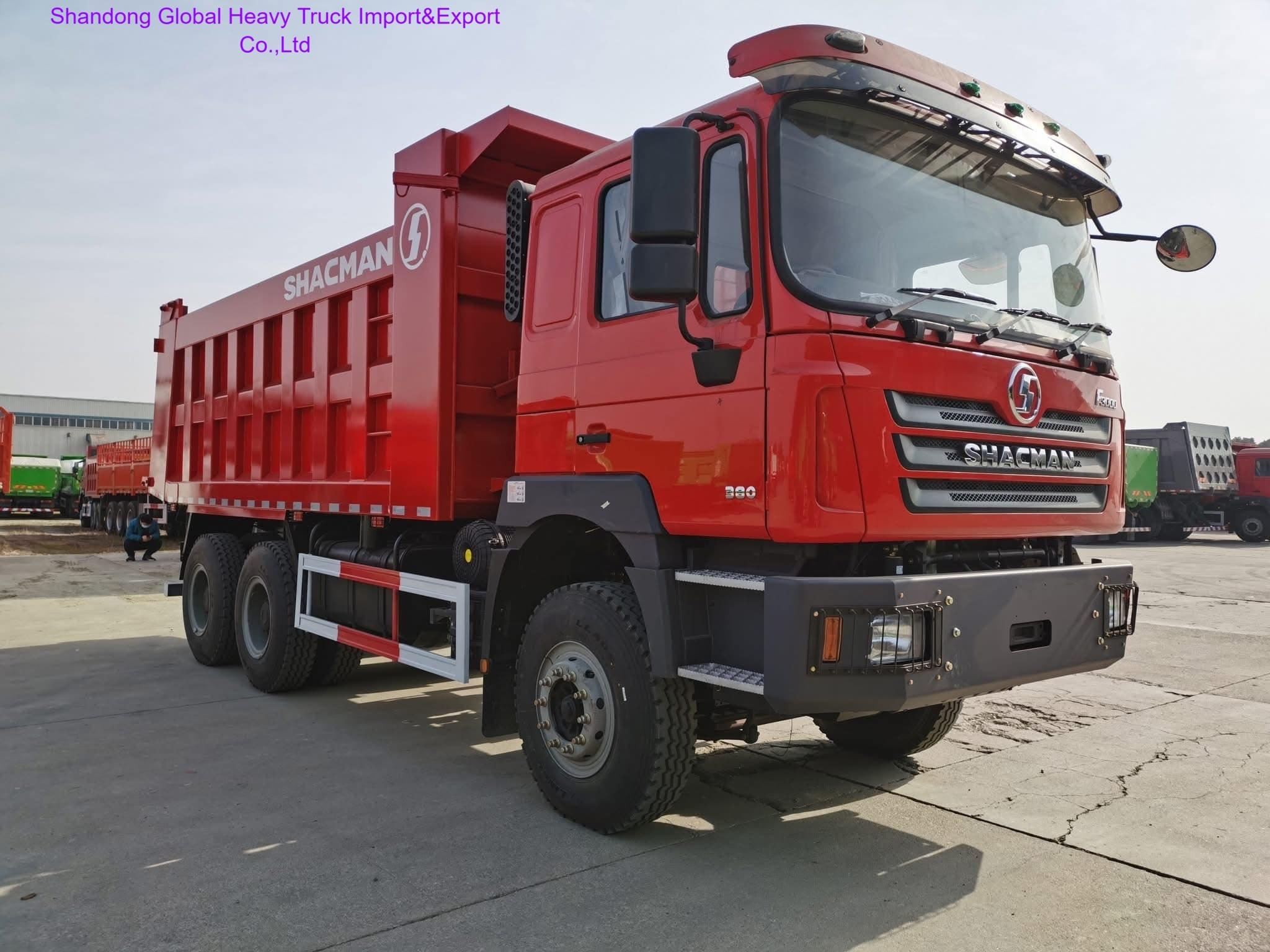 Shacman F3000 6X4 Heavy Duty Dump Truck with Euro2 Emission 400L Fuel Tank and F3000 Cabin with Sleeper
