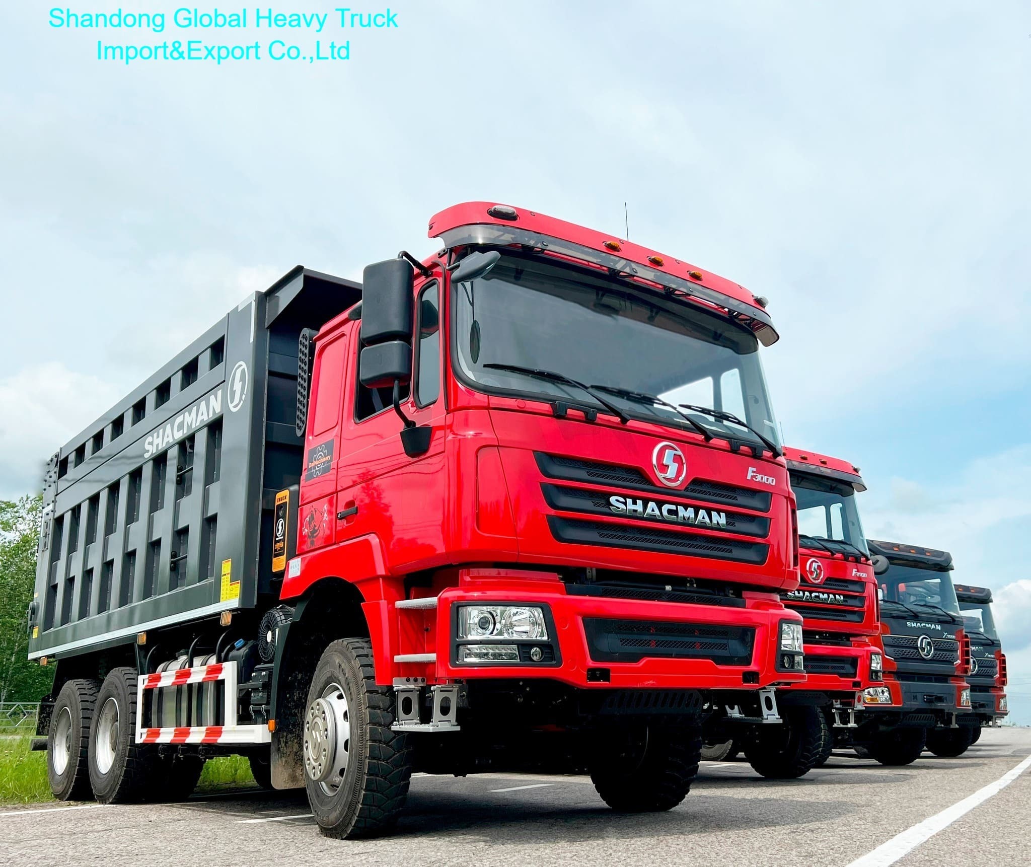 Shacman F3000 Heavy Duty Dump Truck with Weichai 380HP Engine FAST 12-speed Manual Transmission and Reinforced Chassis