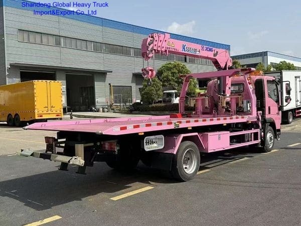 New 12t Left-Hand Drive Boom Truck Crane with 360° Rotation and 7-9 Meters Lifting Height