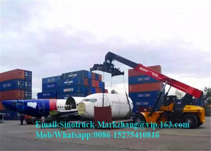 45T Port Handling Equipments Kalmar Fantuzzi Container Reach Stacker Dana Gearbox