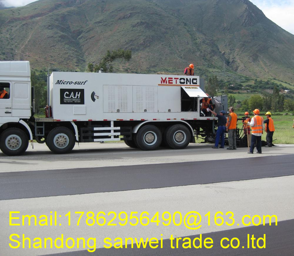 Micro Surfacing Road Paving Equipment  / Slurry Seal Equipment MEITONG 8x4 10m3
