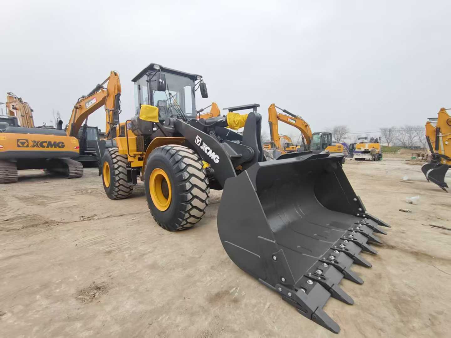 XCMG ZL50GN 5t Rated Load Wheel Loader with 162kW Rated Power and 3m³ Bucket Capacity for Road Construction