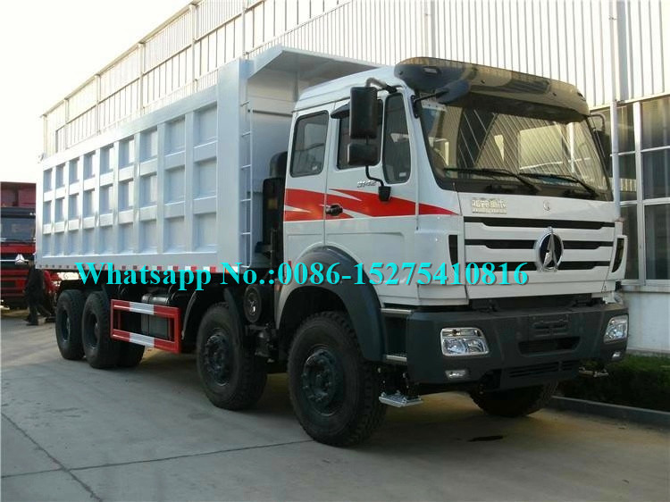 4138K 380HPHeavy Duty Dump Truck 8x4 For DR CONGO With 35T Load Capacity