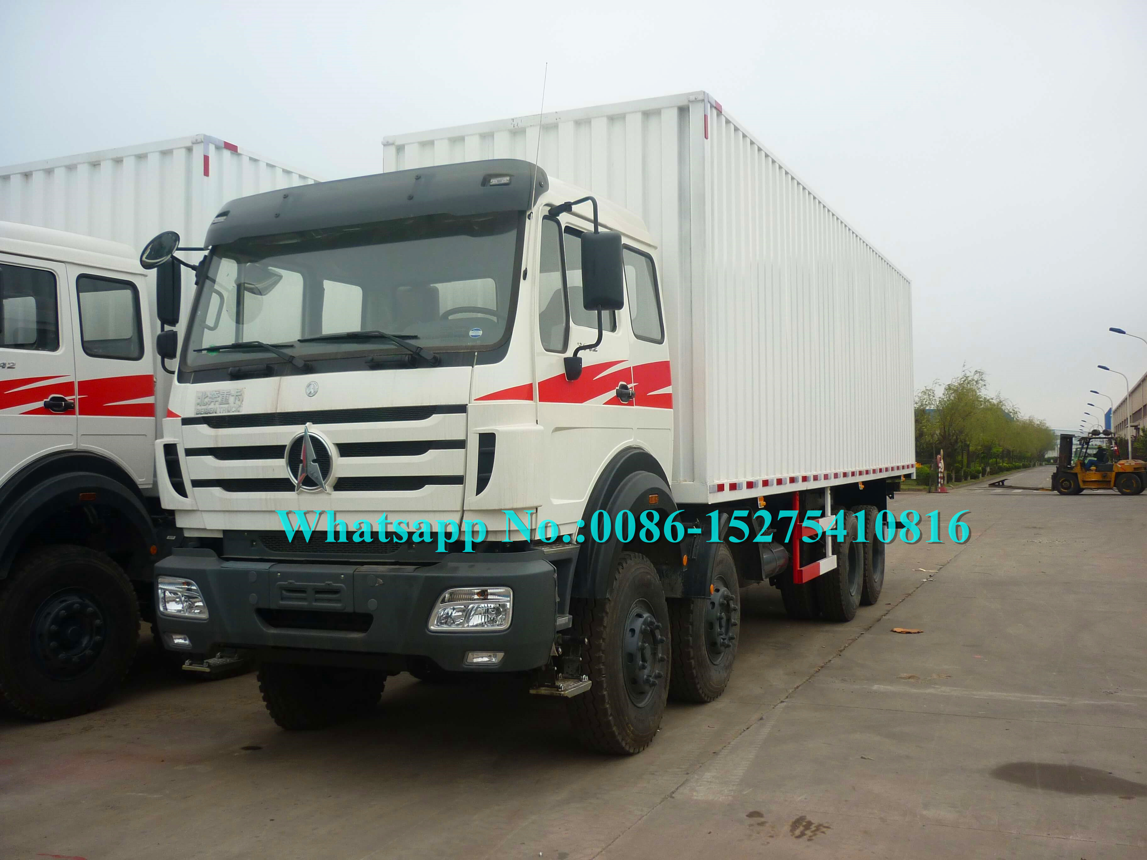 North Benz Beiben brand 8x4 4138B 50Ton 380hp 12 wheeler Heavy Off Road Container Cargo Truck for rough terrain road