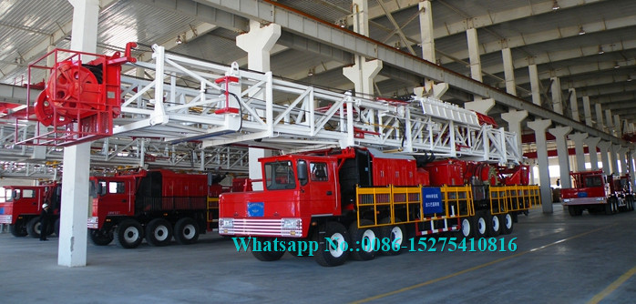 4000m Depth Truck Mounted Drill Rig  / Oil Well Drilling Equipment ZJ40 / 2250CZ