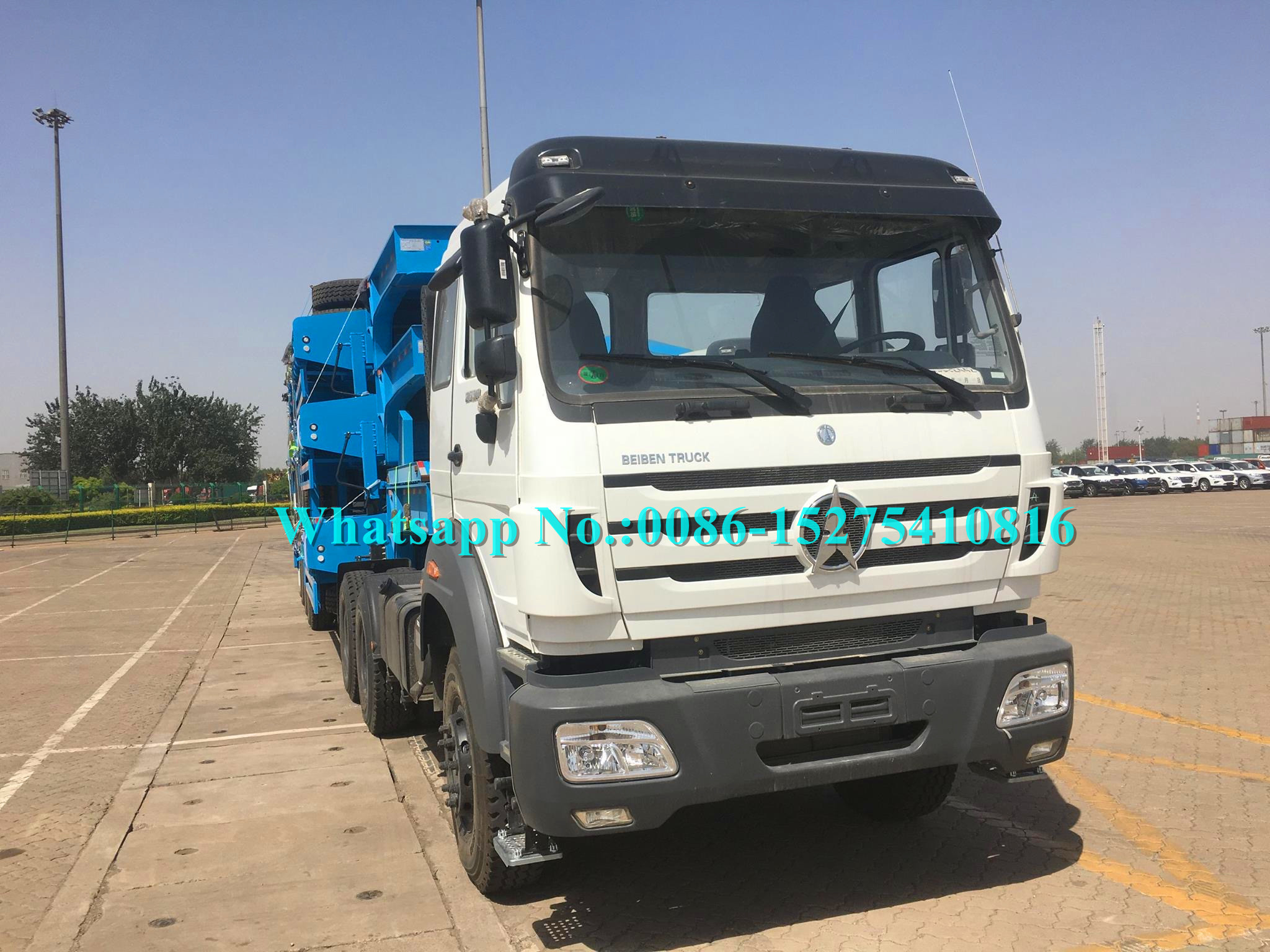Beiben Brand 380hp 6x6 Prime Mover Truck Off Road Type For RWANDA UGANDA KENYA