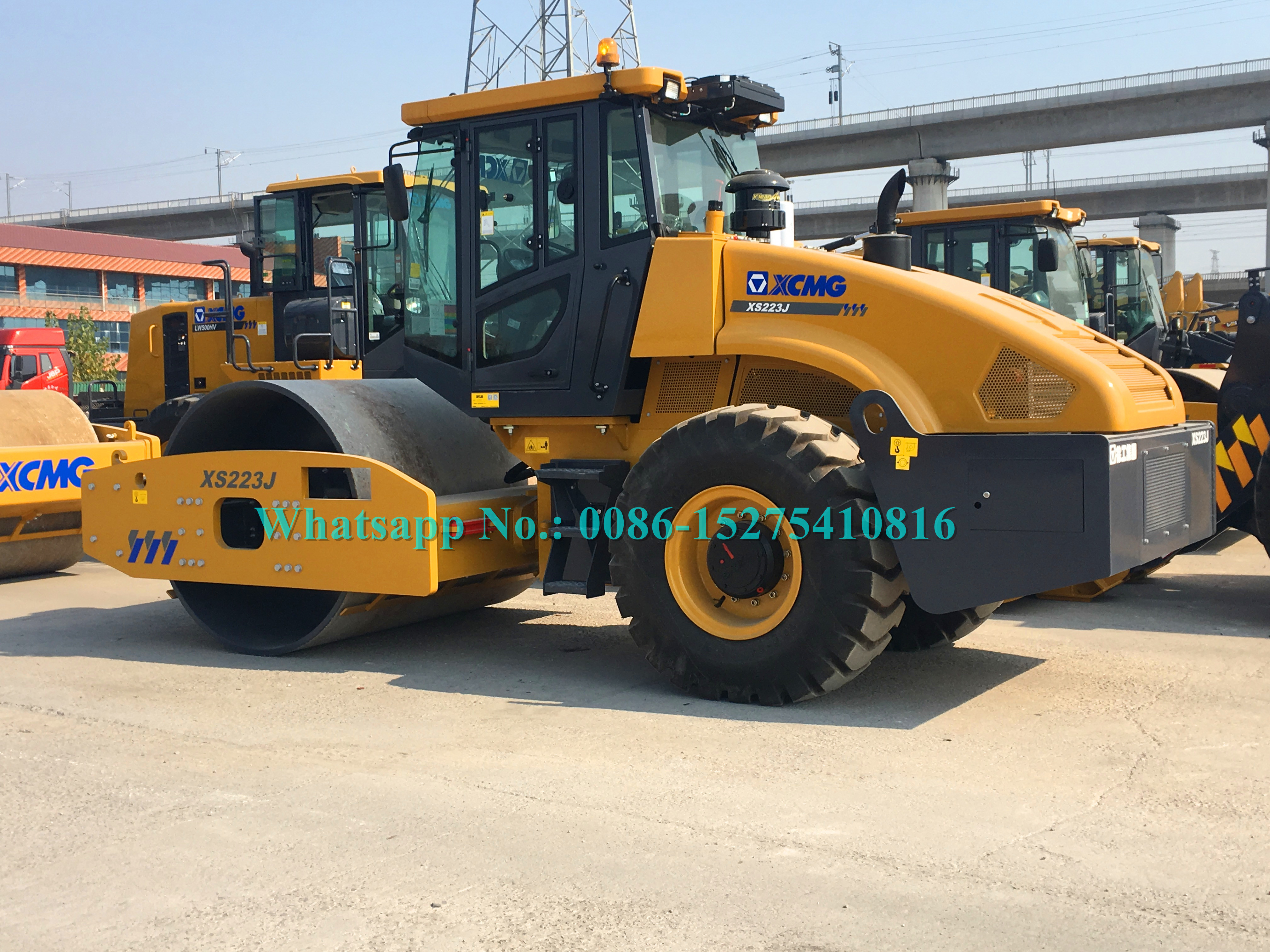 XCMG Road Construction Machinery 22 Ton Single Drum Roller Compactor S223J/XS223JE Model