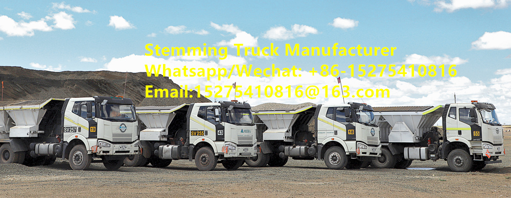 Hot Selling High efficiency Stemming Truck Hole filling vehicle GLOBAL-15 10/12/20 ton Multifunctional Mining Blast Hole service Mongolia Guinea Kazakhstan Uzbekistan Indonesia Congo MMU