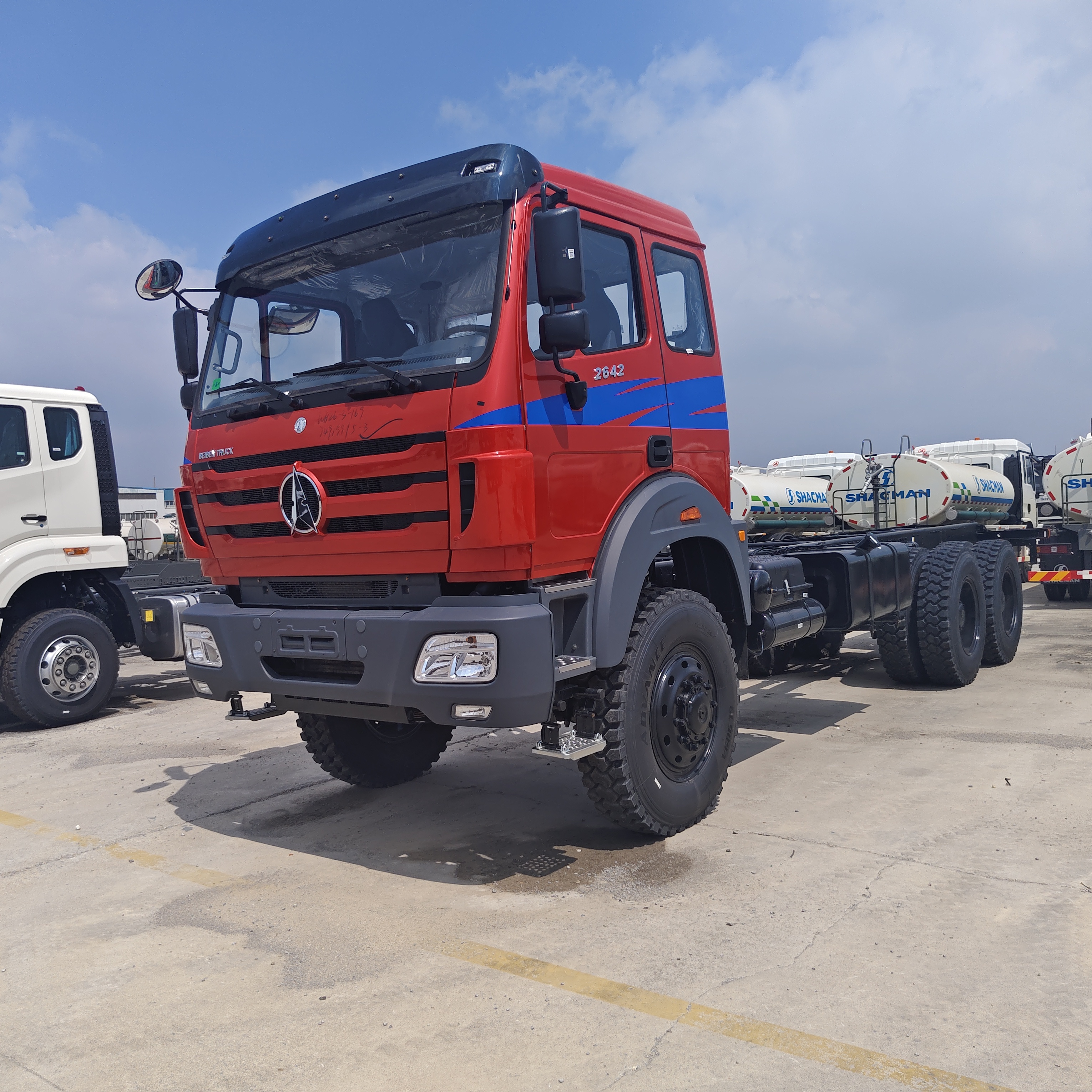 BEIBEN 2648 6×4 Heavy Duty Tractor Truck with 480HP WEICHAI Engine and Mercedes-Benz Technology Chassis