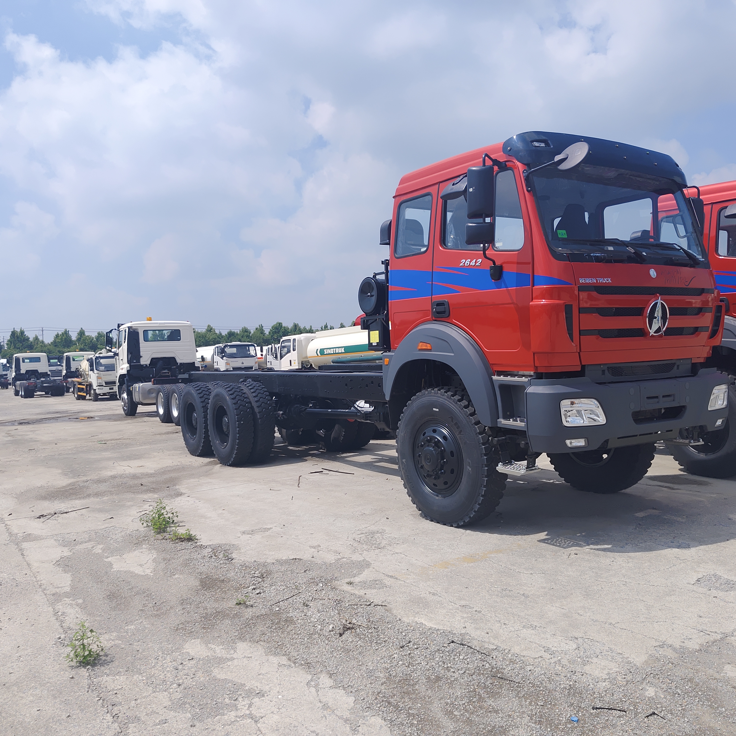 BEIBEN 2648 6×4 Heavy Duty Mining Dump Truck with 480HP WEICHAI Engine and 30-40 Tons Payload for Copper and Cobalt Transportation