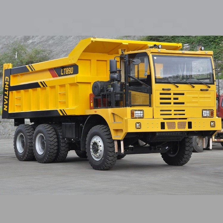 CT890 Off - Road Heavy Duty Dump Truck For Mining 50 Ton Euro 3 / 6X4 Dump Truck