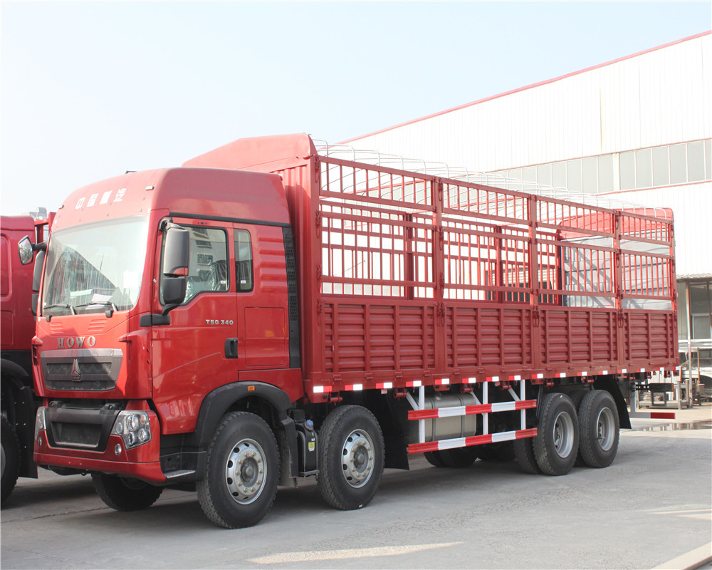 Euro 2 Emission Standard 336HP HOWO 8*4 Heavy Cargo Truck 11 - 20t Capacity