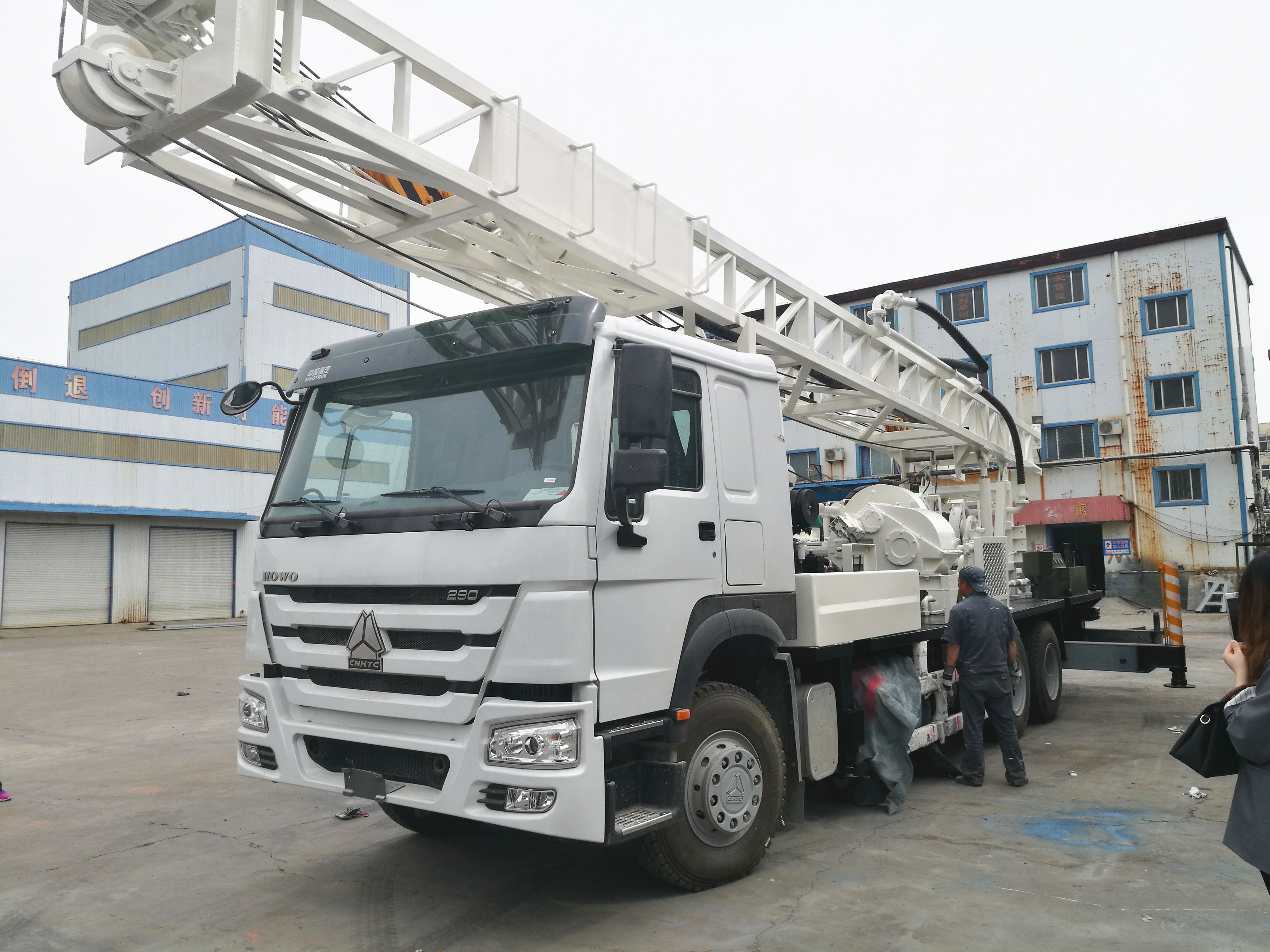 27T 600m Rotary Pile Drilling Rig With Directional Circulation BZC600CLCA