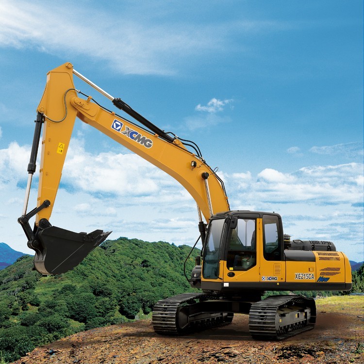 XCMG XE215C 21.5 ton Rc Hydraulic Crawler Excavator Machine Maximum Digging Depth 6655mm