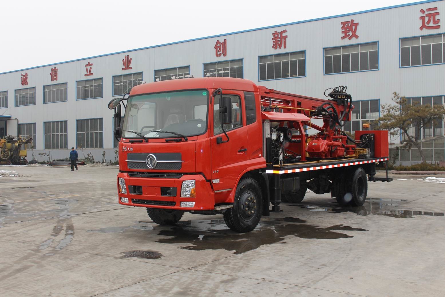 300m Depth Truck Mounted Pile Drilling Machine With 1 Year Warranty