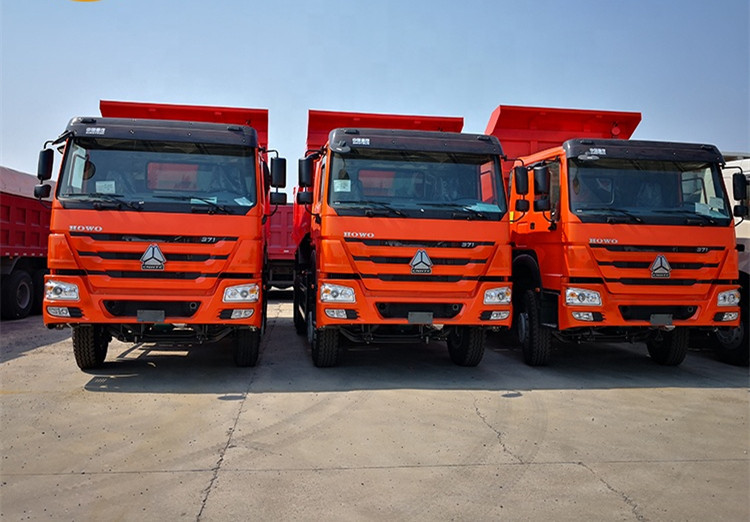 ZZ3257N3647A 6X4 371HP U - Shape Heavy Duty Tipper Trucks With Middle Lifting System