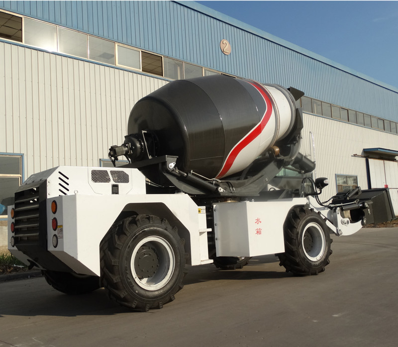 4cbm Concrete Construction Mixer Truck With 4.33L Displacement Engine