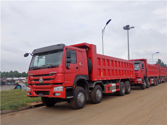 Sinotruck HOWO 8x4 371hp 40 Ton Dump Truck 12 Wheeler Truck Tipper Euro 2