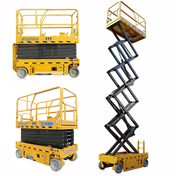 3kw 12m GTJZ1012 Electric Auto Scissor Lift  / Aerial Work Platform