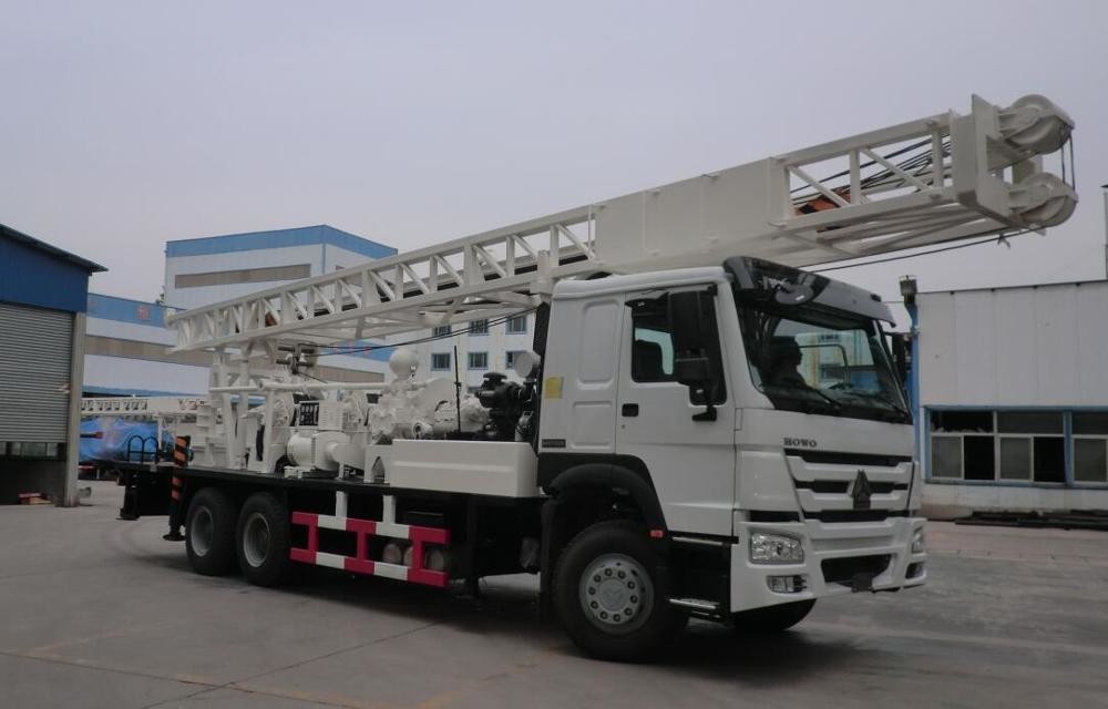 BZC400CHW Truck Mounted Pile Drilling Machine 400m Depth Sinotruk Chassis