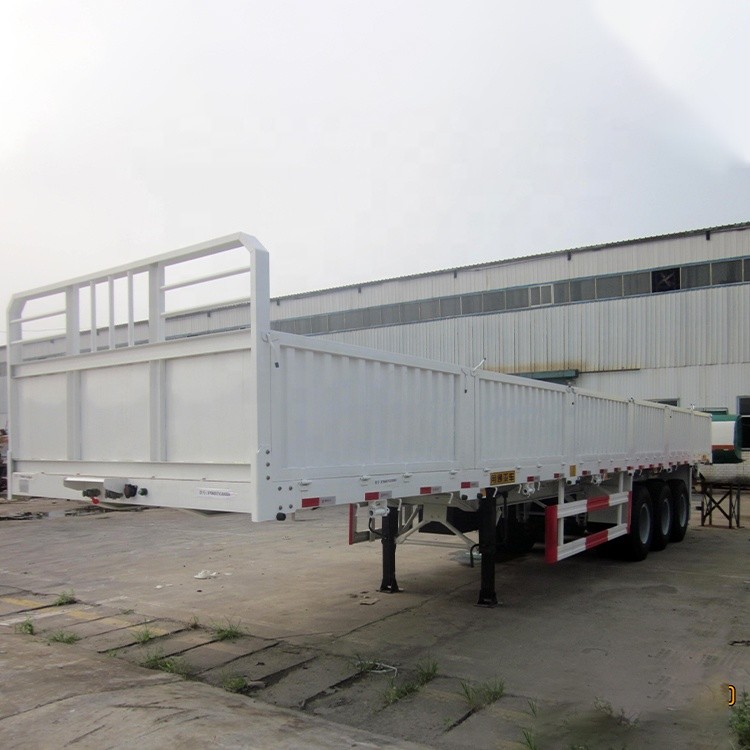 50 Tons Heavy Duty Semi Trailers With 12.00R22 Tires 3mm Diamond Plate