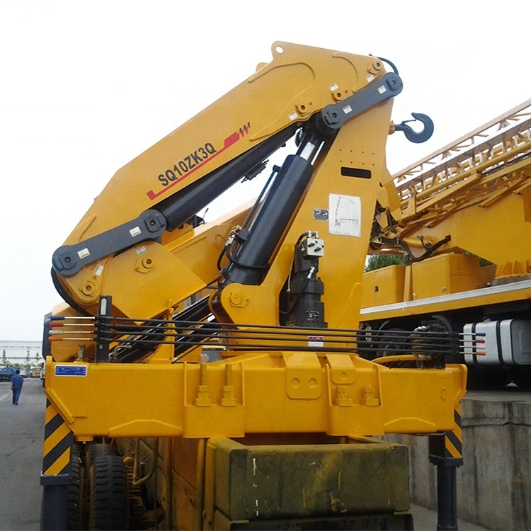 SQ10ZK3Q 10T Knuckle Boom Truck Crane With Dongfeng 6*2 10T Folding Arm