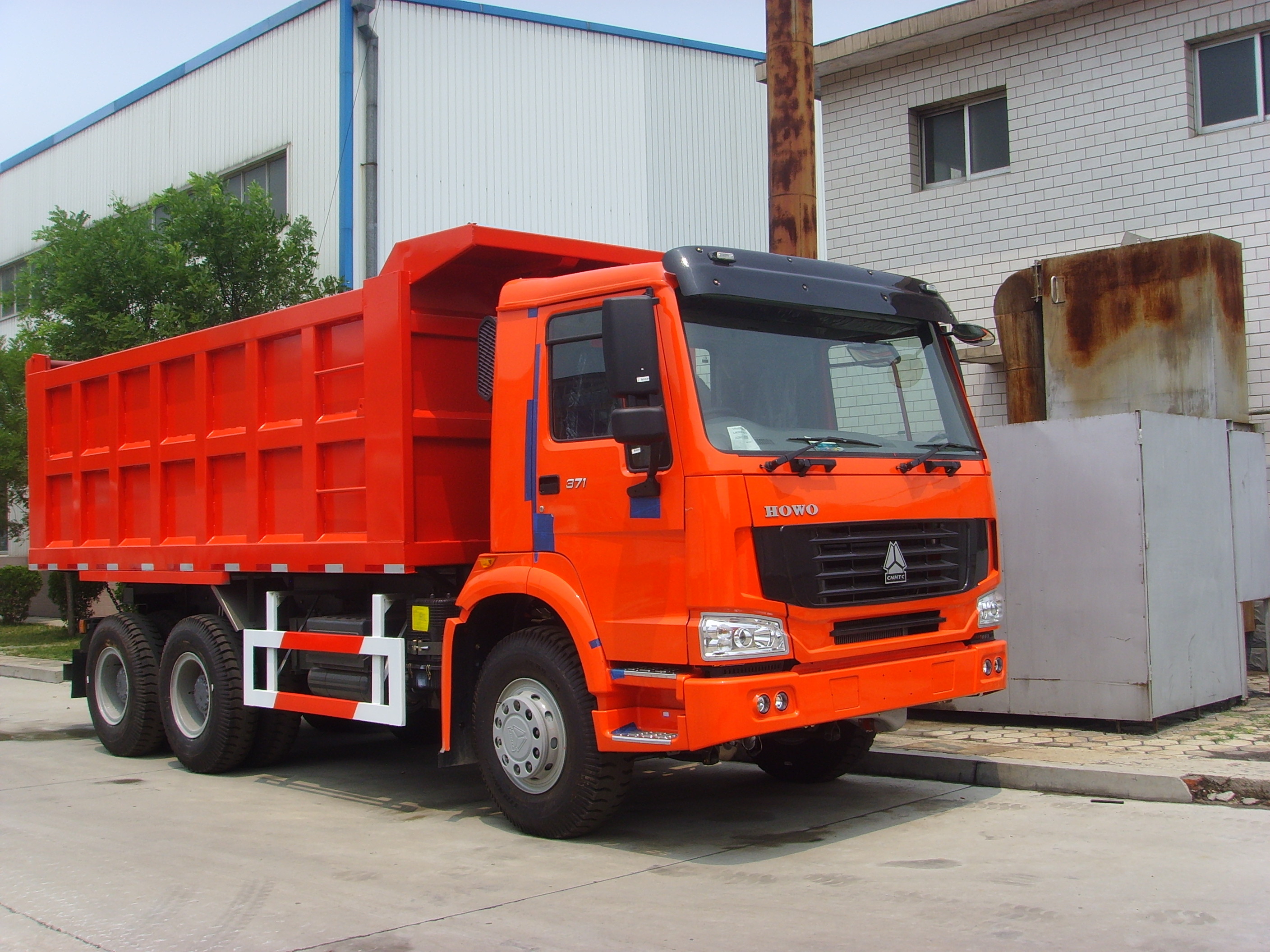 20CBM Heavy Duty Dump Truck Euro 2 31 - 40t Manual Transmission Type